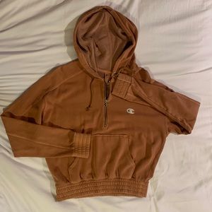 Vintage Champion Cropped Hoodie